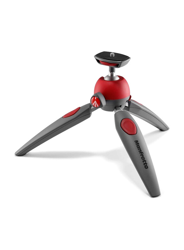 

Multiple Manfrotto Pixi Evo 2-Section Mini Tripod, MTPIXIEVO-RD, Black/Red