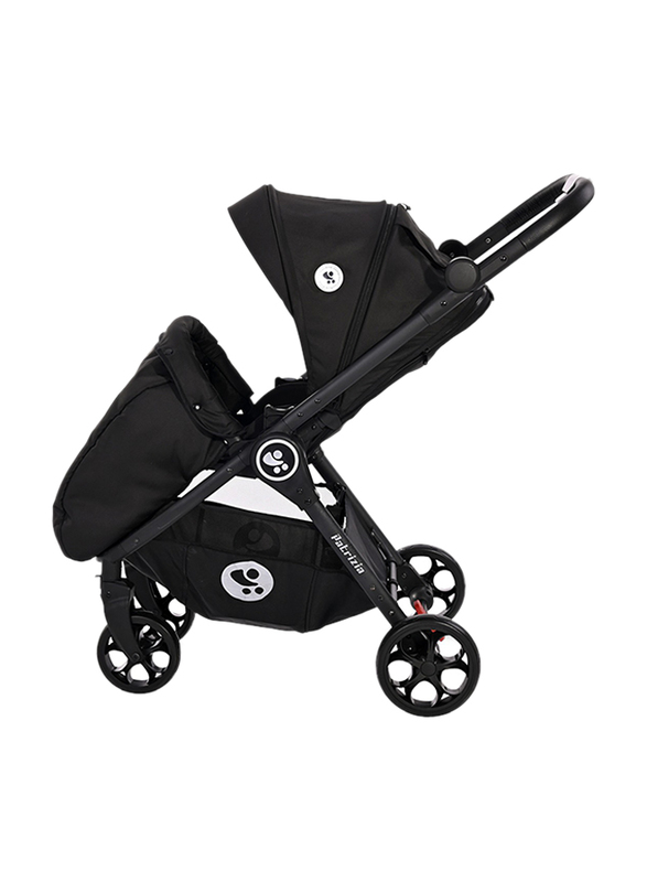 Lorelli Premium Patrizia Baby Stroller, Black