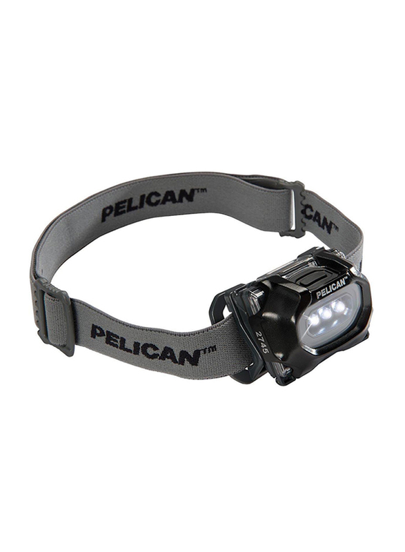 Pelican 2745C IECEX Headlight, 33 Lumens, Black