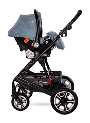 Lorelli Premium Lora Baby Stroller Set, Sky Blue