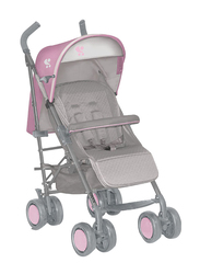 Lorelli Classic Baby Onyx Stroller, Grey/Pink
