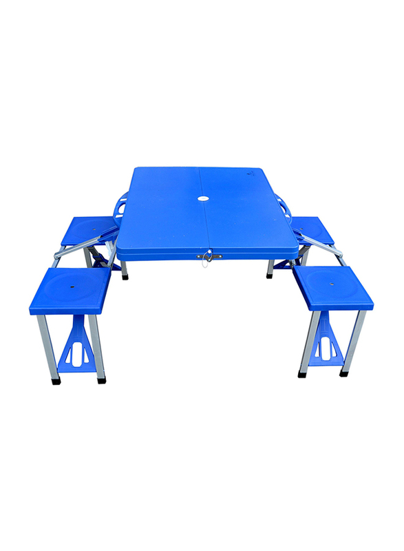 Procamp Plastic Picnic Table, Blue