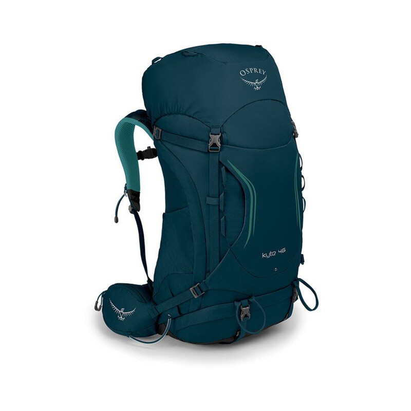 

Osprey Kyte 46 Women's Hiking Backpack, Small, Icelake Green