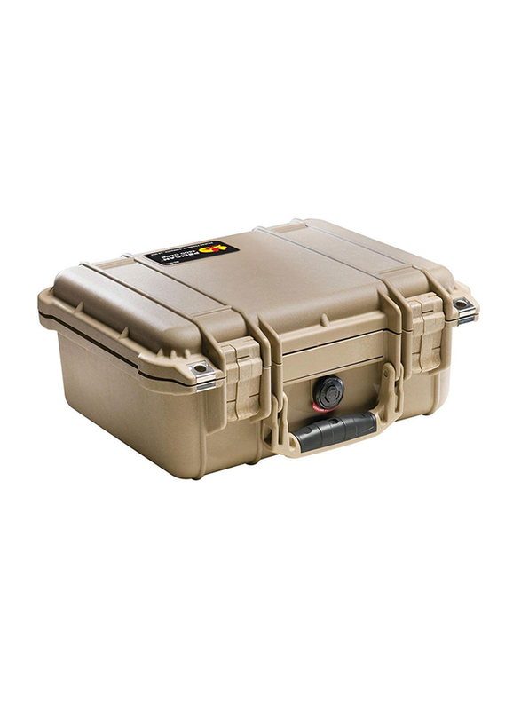 Pelican 1400 WL/WF Case with Foam, Desert Tan