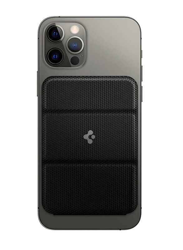 

NA Spigen Universal Card Wallet Smart Fold Mobile Phone Case Cover, Black
