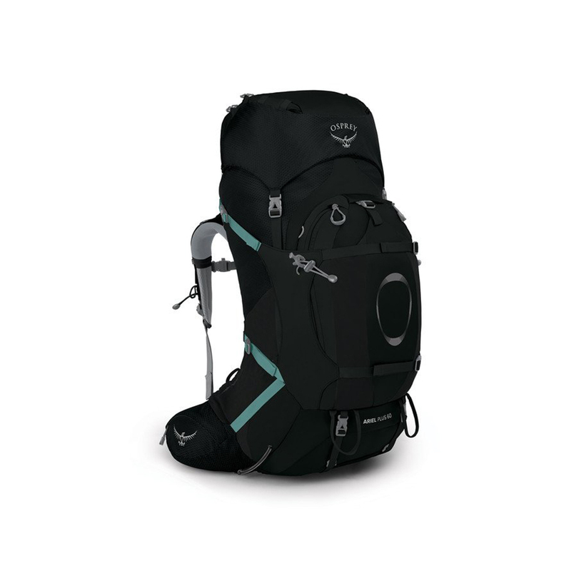 Osprey Ariel Plus 60 Backpack for Women, XS/S, Black
