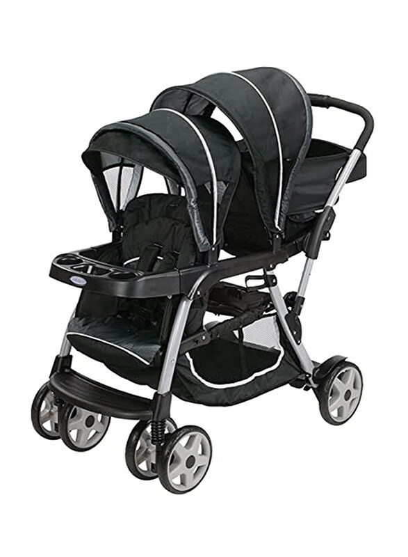 

Graco Ready to Grow Click Connect Lx Double Gotham Stroller, Black