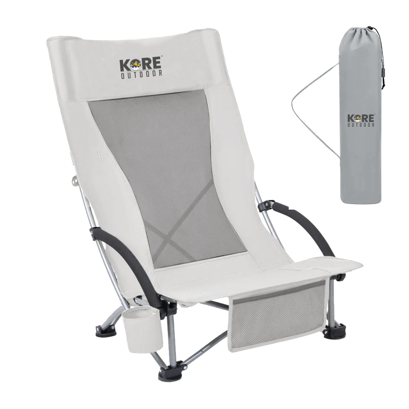 Low sling beach store chair