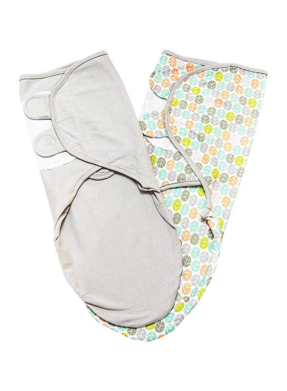 

Moon Organic Swaddler, Newborn, 2 Pieces, Grey