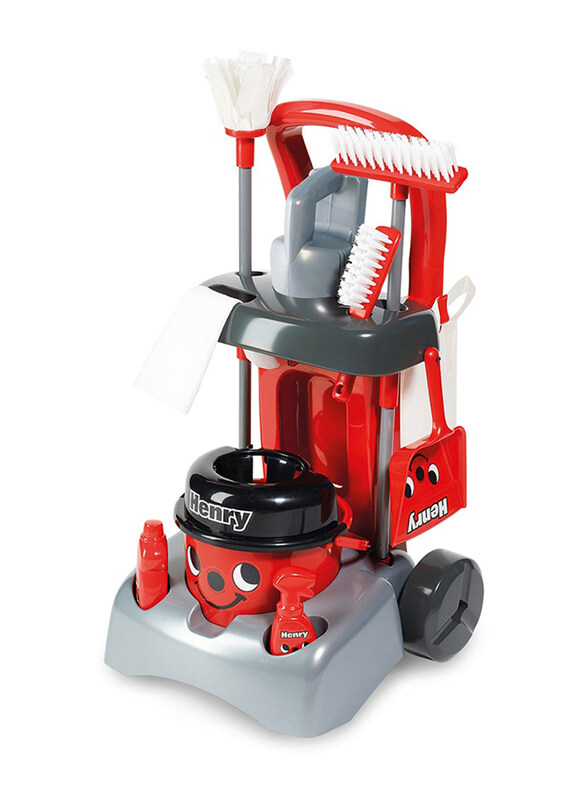 

Casdon Deluxe Henry Cleaning Trolley Set, Red/Grey, Ages 3+