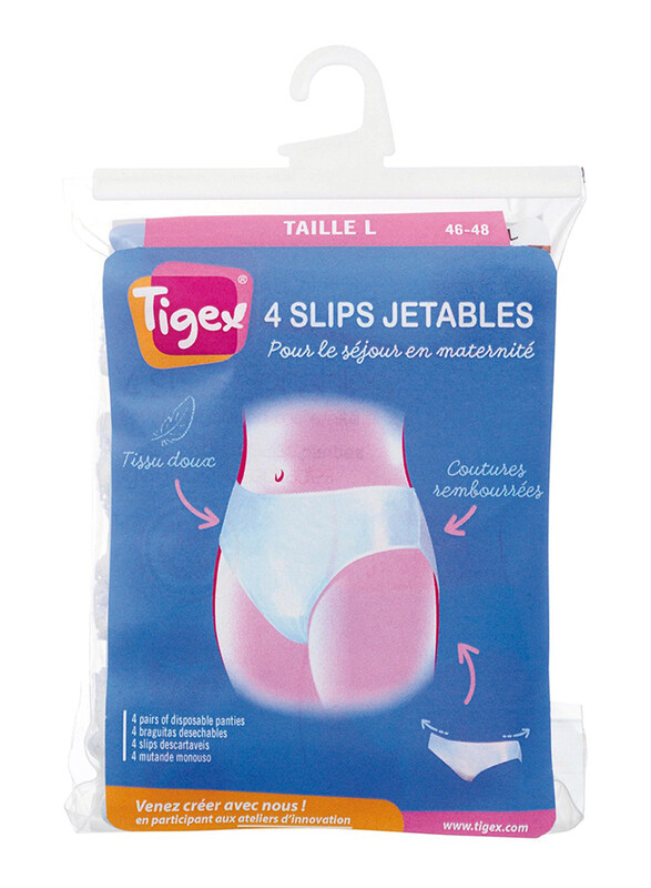 

Tigex Disposable Panties, Large, 4 Pieces