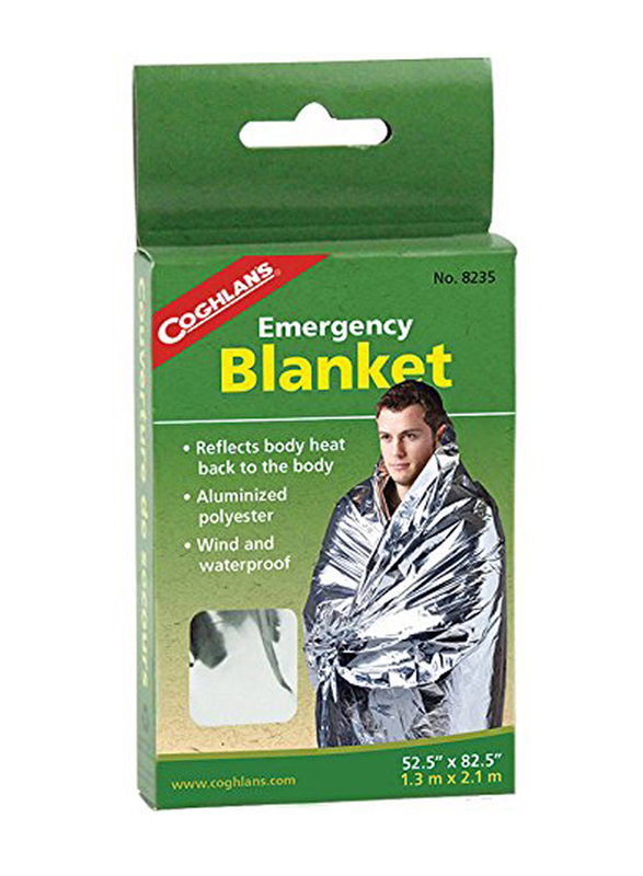 Coghlans Emergency Blanket, Silver