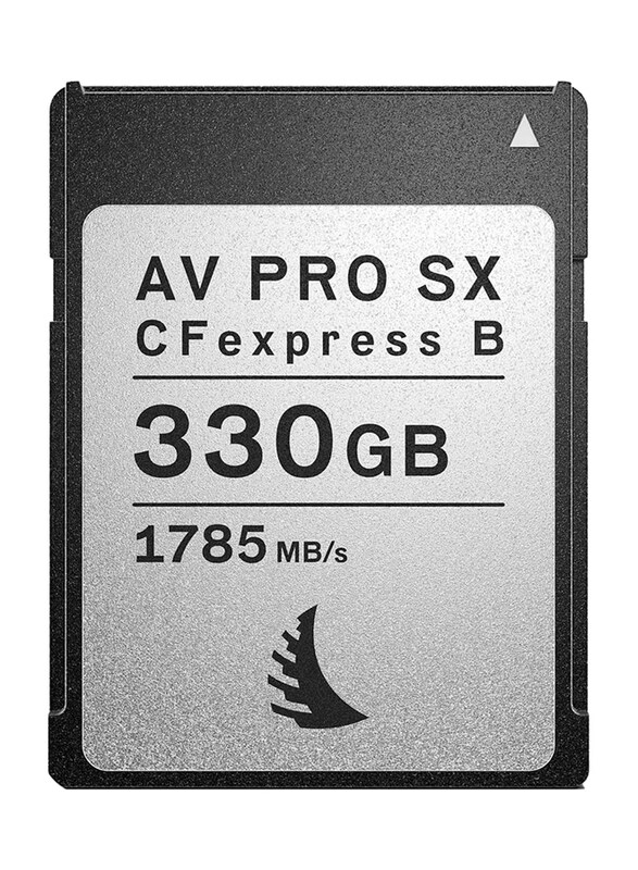 Angelbird 330GB AV Pro CFexpress SX MK2 Type B Memory Card, Grey