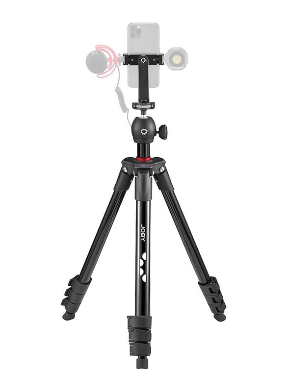 

Joby Compact Light Tripod Kit with Clamp, JB01760-BWW, Black