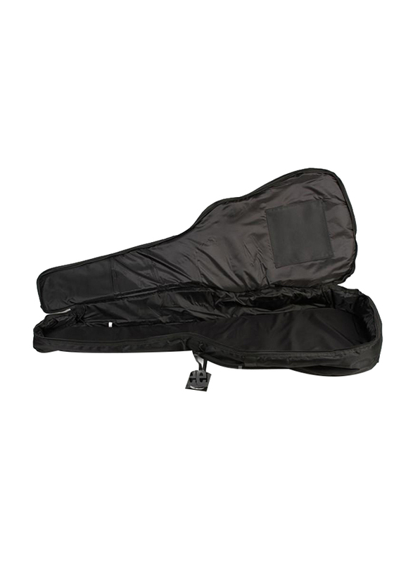 SKB Nylon Exterior Back Straps Acoustic Guitar Gig Bag, Black