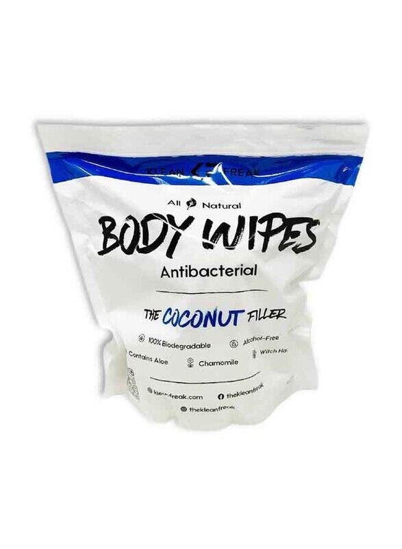 

Klean Freak 120-Piece The Filler Coconut Body Wipes, White