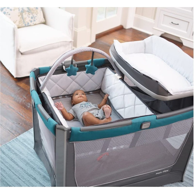 Graco Pack N Play Smart Stations Baby Playard, Multicolour