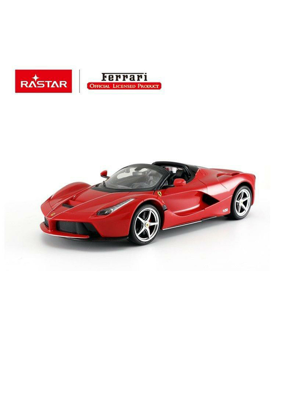 Rastar LA Ferrari Aperta Remote Control Car, 1:14 Scale, Red, Ages 6+