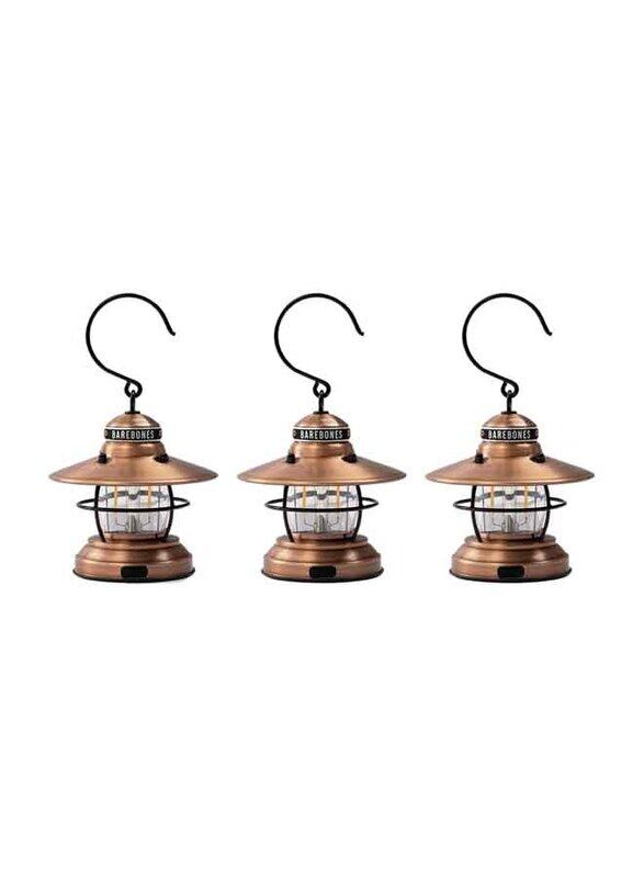 

Barebones 3-Piece Edison Mini Lantern, Copper