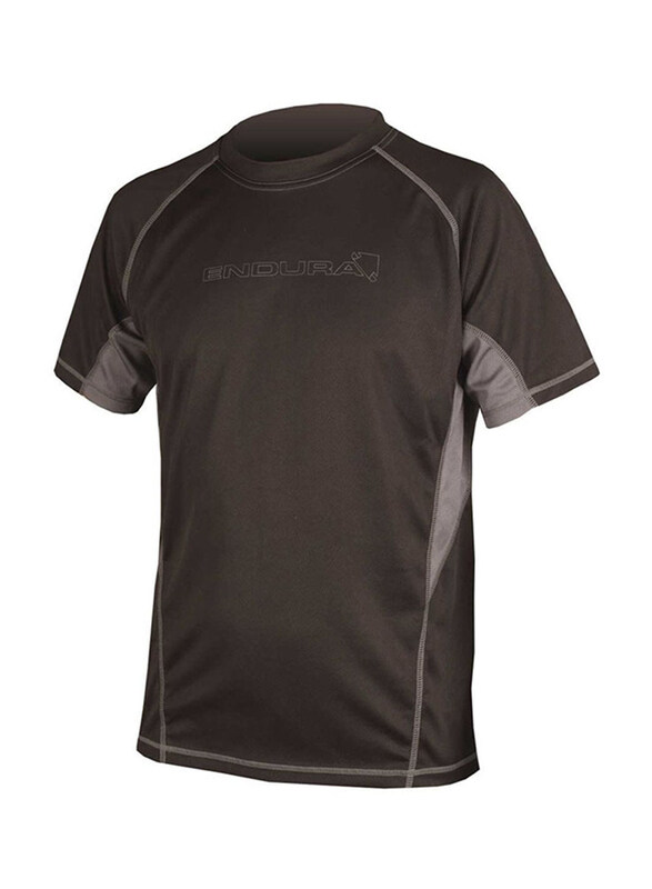 

Endura Cairn Short Sleeve T-Shirt, Medium, Black/Grey