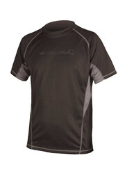Endura Cairn Short Sleeve T-Shirt, Medium, Black/Grey