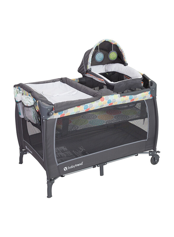 

BABY TREND Lil Snooze Deluxe Ii Nursery Center Baby Playard, Black
