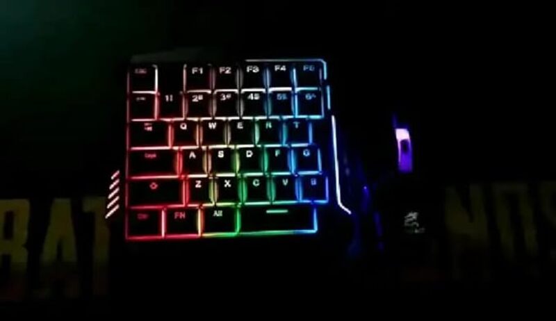 Single Hand controlling Gaming Keyboard