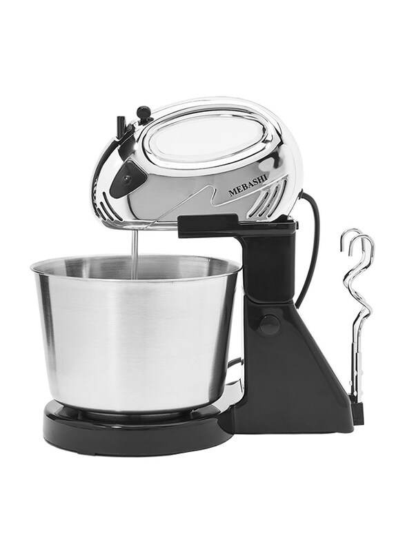 

Mebashi 7 Speed Stand Mixer, ME-BWM1602SS, Silver