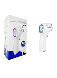 Digital Infrared LCD Backlight Display Forehead Thermometer, 15.5 x 4 x 5cm, Purple