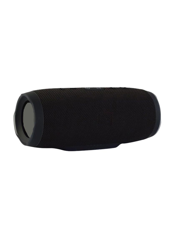 Charge 3 Portable Bluetooth Speaker with Built-In Power Bank, Black