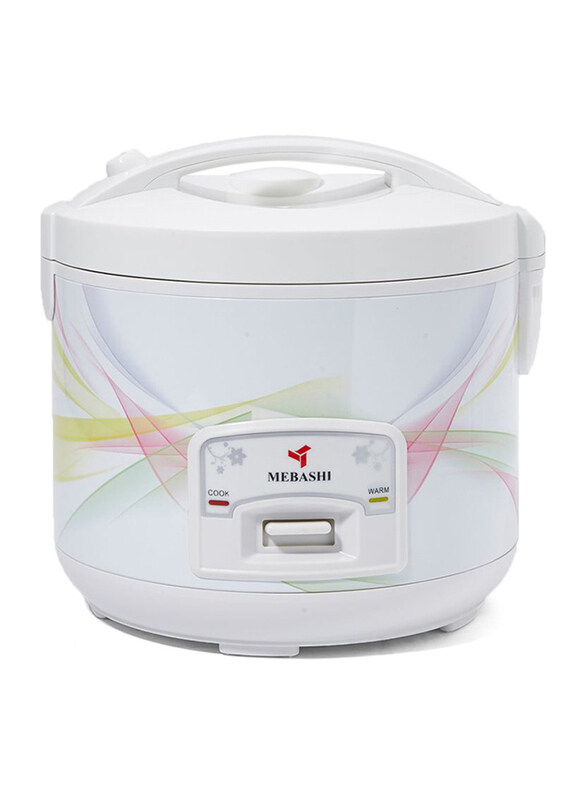 

Mebashi 1.8L Electric Rice Cooker, 700W, ME-RC718, White