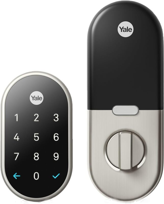 Nest X Yale Smart Lock With Nest Connect Satin Nickel