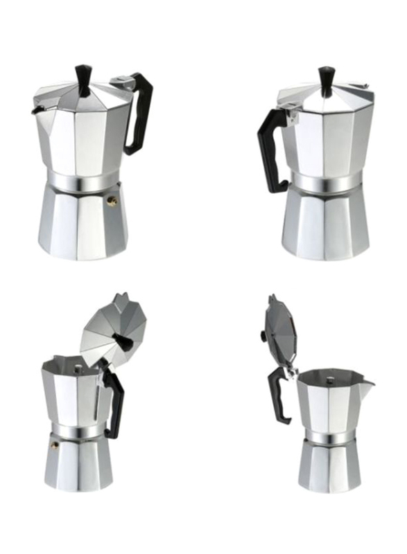 Espresso Percolator Coffee Maker, H18577-4, Silver/Black