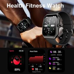 Black Shark Smart GT3 Smartwatch With 1.96 AMOLED Display, 100+ Sports Modes, Up to 10-Day Battery Life, Bluetooth Calling with ENC & IP68 Water Resistant Smartwatch for Fitness & Everyday Use - Black