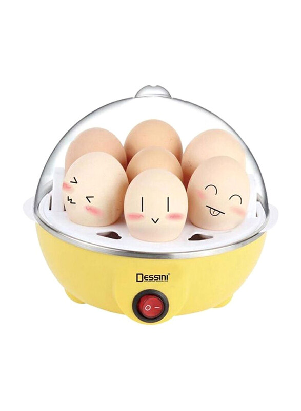 

Dessini Egg Cooker, 800W, DES110, Yellow/Clear