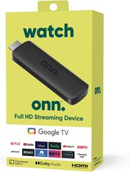 ONN Android TV 2K FHD Streaming Stick Black (New Version)