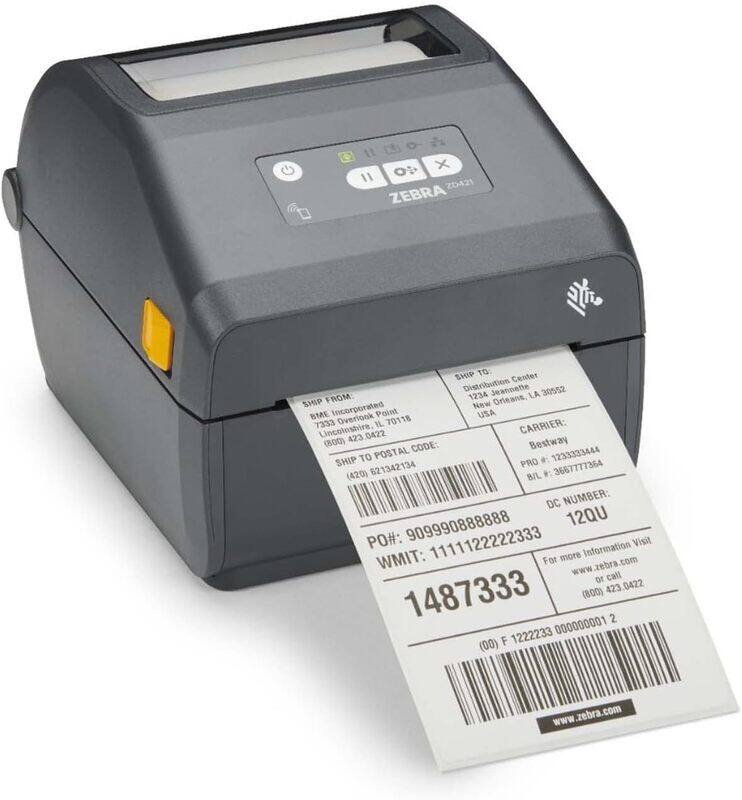 

ZEBRA Technologies - ZD421 Direct Thermal Printer - 203 dpi, USB, USB Host, BTLE5 and Ethernet Connectivity - Suitable For Logistics, Manufacturing, R