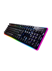 Cougar Deathfire Ex Keyboard and Mouse Combo Pack with 8 Color Backlight, Hybrid Mechanical Switch, 2000DPi ADNS-5050 Optical Gaming Sensor, Black