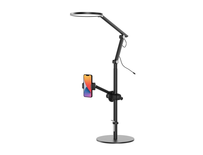 UPERGO LT 1DS Selfie Light Live Stand With Phone  Tablet Holder  Black