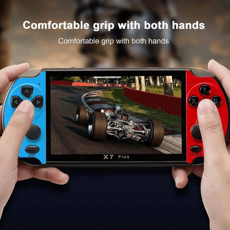 5.1inch X7 Plus Video Game Console Handheld Game Players Double Rocker 8GB Memory Built in 1000 Games MP5 Game Controller