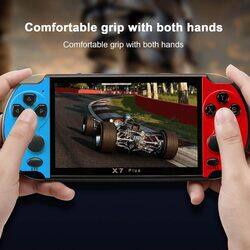 5.1inch X7 Plus Video Game Console Handheld Game Players Double Rocker 8GB Memory Built in 1000 Games MP5 Game Controller