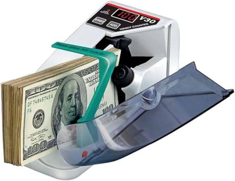 

Crony Portable Mini Handy Money Counter Worldwide Bill Cash Banknote Note