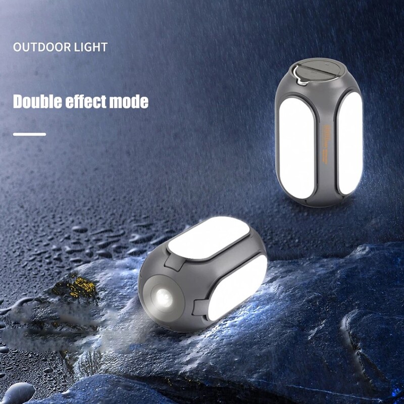 8000mAh Foldable LED Camping Lantern Power Bank 6 Mode Hanging