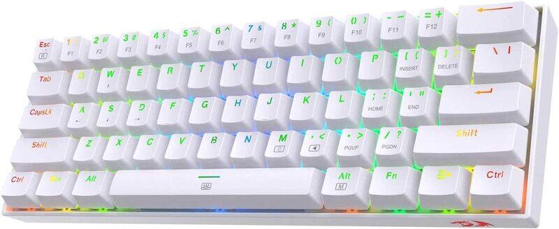 

Redragon Dragonborn Wired Mechanical Keyboard White,brown Sw