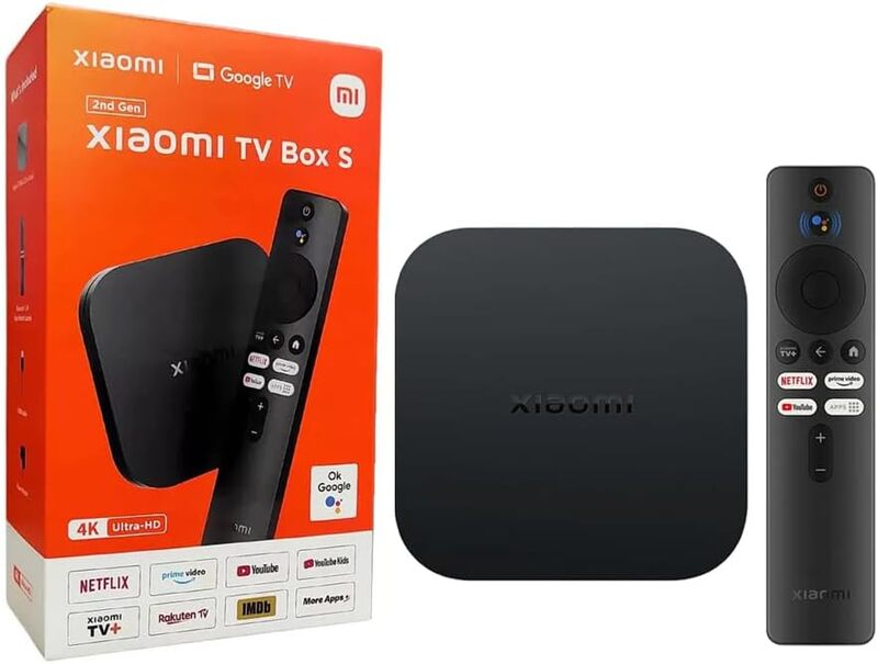 Xiaomi Global Version Mi Tv Box S Android 6.0 4K 8GB Hd Wifi Multi-Language