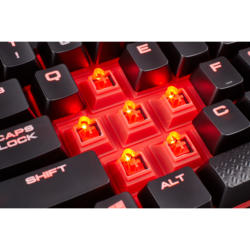 Corsair K68 English Gaming Keyboard with Red LED and Cherry Mx Red Switch, Black