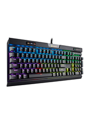 Corsair K70 RGB MK.2 English Gaming Keyboard with RGB LED and Cherry Mx Red Switch, Black