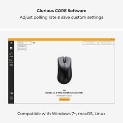 Glorious Model D 2 PRO Wireless - 4K/8K Polling - Black