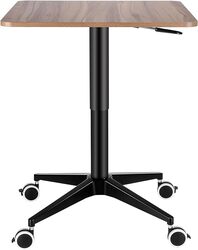 UPERGO UP 10SL Height Adjustable Square Movable Desk Computer Floor Stand