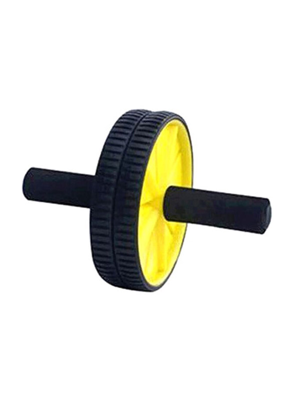 

Generic Double Wheel Ab Roller, 47170, Yellow/Black